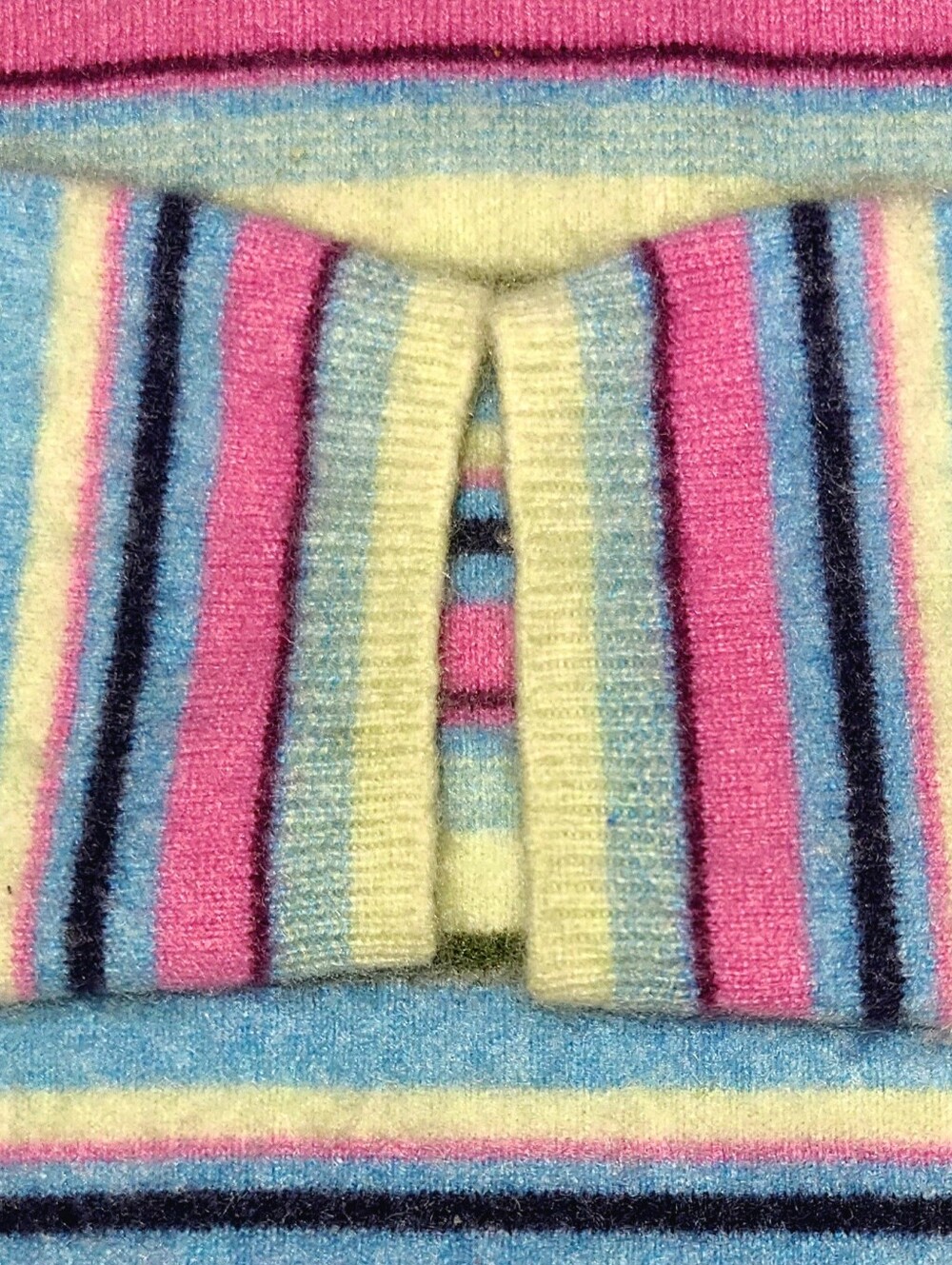 Cottagecore Grandmacore Softgirl Dopamine Dressing Cashmere MultiColor Sweater - Picture 7 of 11